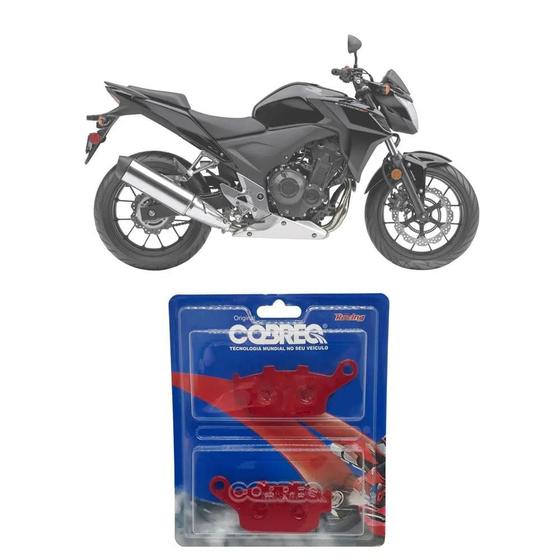 Imagem de Pastilha Freio Traseira Cobreq N 1824 Honda CB 500F 2013-