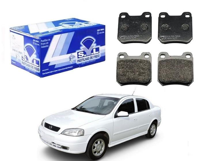 Imagem de Pastilha freio traseira syl chevrolet astra sedan 1.8 16v 2.0 16v 1999 a 2004