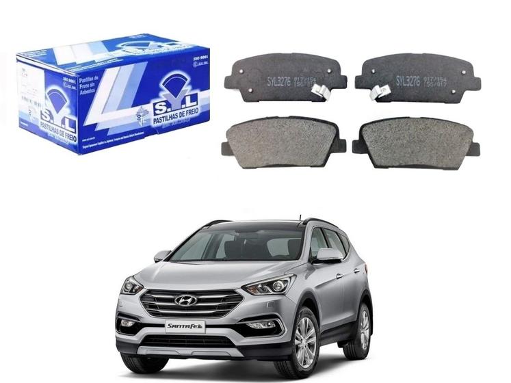 Imagem de Pastilha freio traseira syl hyundai santa fé 3.5 2013 a 2019