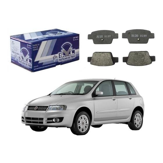 Imagem de Pastilha Freio Traseira Syl Stilo 1.8 2002 A 2011