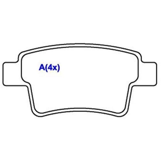 Imagem de Pastilha Freio Traseiro 408 2011 a 2016 Syl 1135