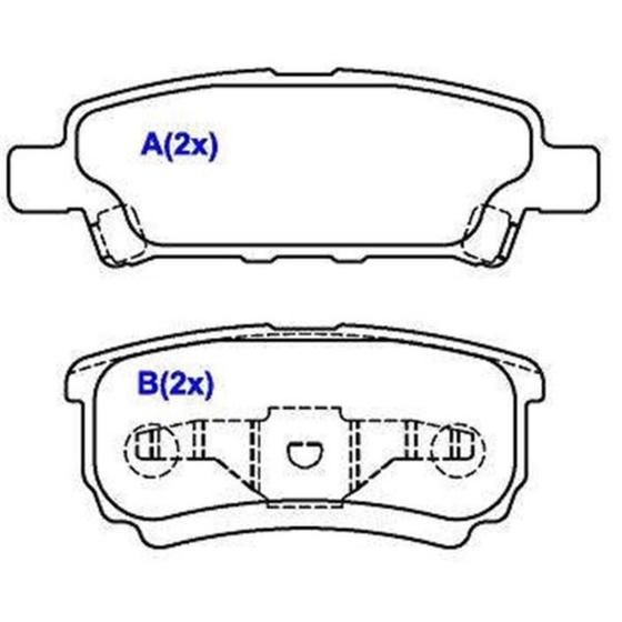 Imagem de Pastilha Freio Traseiro Airtrek 2003 a 2008 Syl 2315