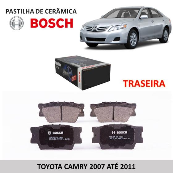 Imagem de Pastilha freio traseiro bosch ceramica toyota camry 2010