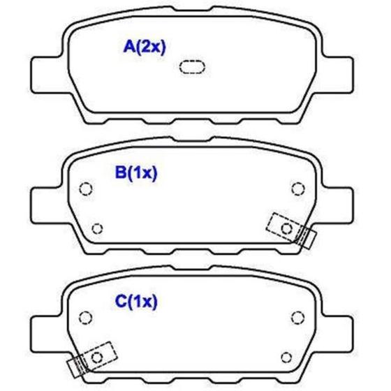Imagem de Pastilha Freio Traseiro Maxima 2004 a 2007 Syl 3178