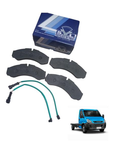 Imagem de Pastilha Freio Traseiro Para Iveco 35s14 40s16 45s14 45s16