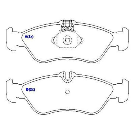 Imagem de Pastilha Freio Traseiro Sprinter Van 1995 a 2012 Syl 1306