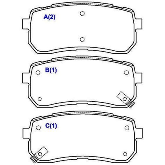 Imagem de Pastilha Freio Traseiro T8 2015 a 2016 Syl 3262