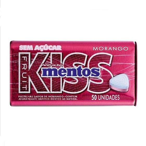 Pastilha Mentos Kiss Fruit Morango 35g Perfetti Pastilha Drops Magazine Luiza 6451