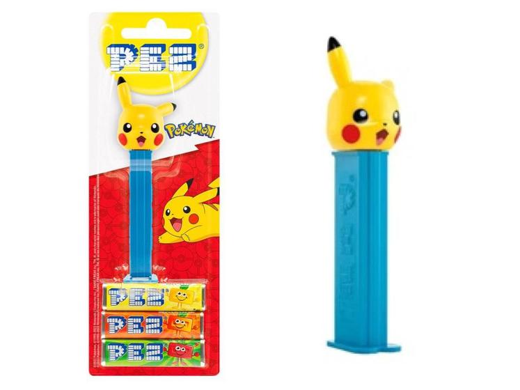 Imagem de Pastilha PEZ Dispenser Pokemon Pikachu Azul Importado