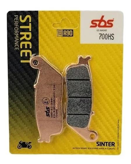 Pastilhas Freio SBS 700HS Diant. Honda: CB 500F (13 - 21) Menor preço em Pastilhas Freio SBS 700HS Diant. Honda: CB 500F (13 - 21)