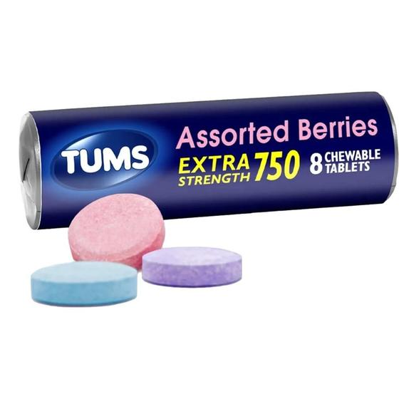 Imagem de Pastilhas Tums Antacid Extra Strength 750 - 8 Unidades