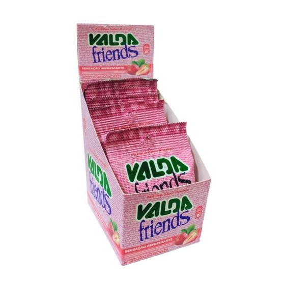 Imagem de Pastilhas Valda Friends Morango Caixa C/10 Uni. 25G Cada