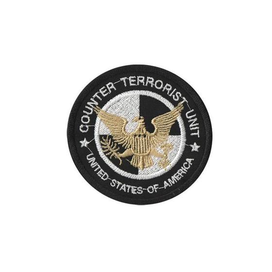 Imagem de Patch Bordado Couter Unit Com Fecho De Contato