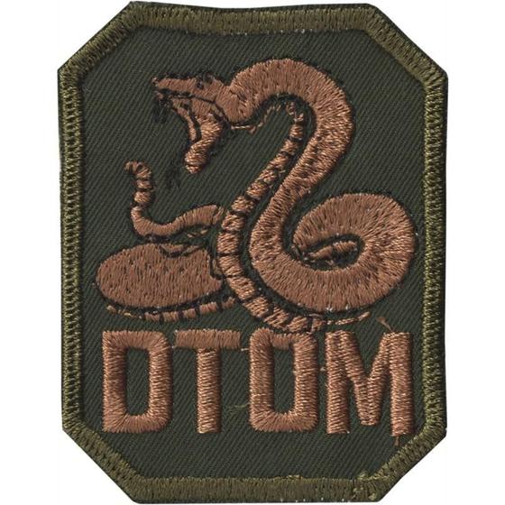 Imagem de Patch Bordado Dtom Cobra Com Fecho De Contato