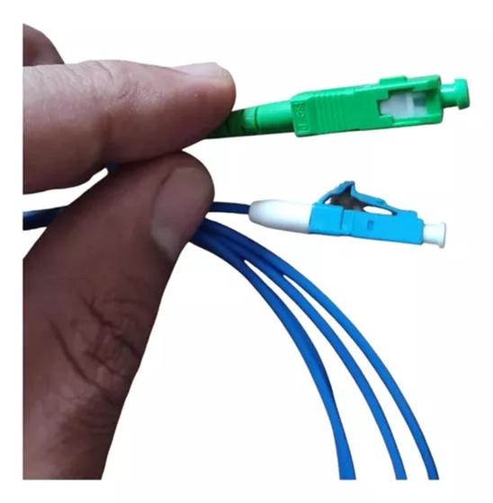 Imagem de Patch Cord 2 Flex Lcupc-scapc Fpc 2 Metros Kit 10 Unidades