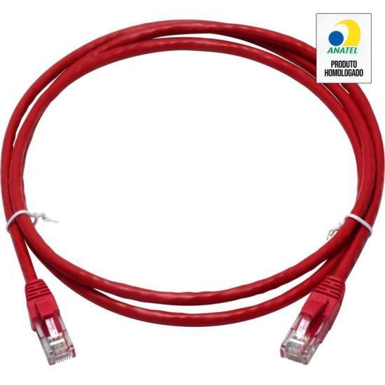 Imagem de Patch Cord CAT.5E 1,5m Vermelho Nexans