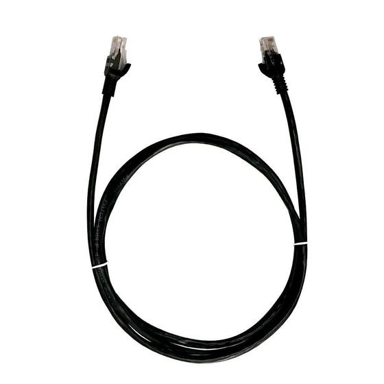 Imagem de Patch cord cat.5e 2,5m preto plus cable