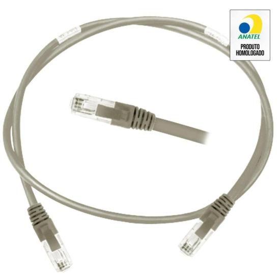 Imagem de Patch Cord CAT.6 1,5m Cinza Nexans