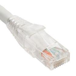 Imagem de PATCH CORD CAT5e CLEAR BOOT 5' BRANCO