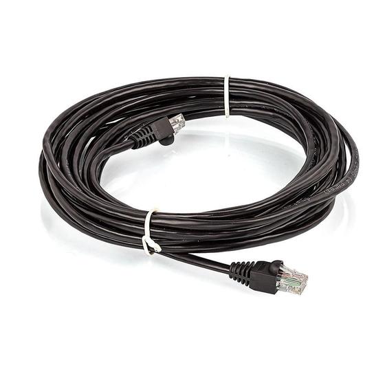 Imagem de Patch Cord Cat5E Montado Preto - 2 Metros