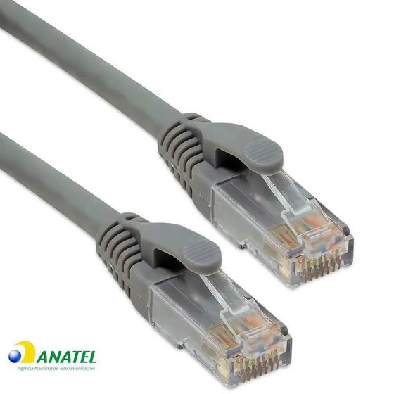 Imagem de Patch Cord Cat5e U/UTP Legrand Cinza 1,0 Metro