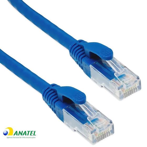 Imagem de Patch Cord Cat6 U/UTP CM Schneider Azul 2,00 Metros