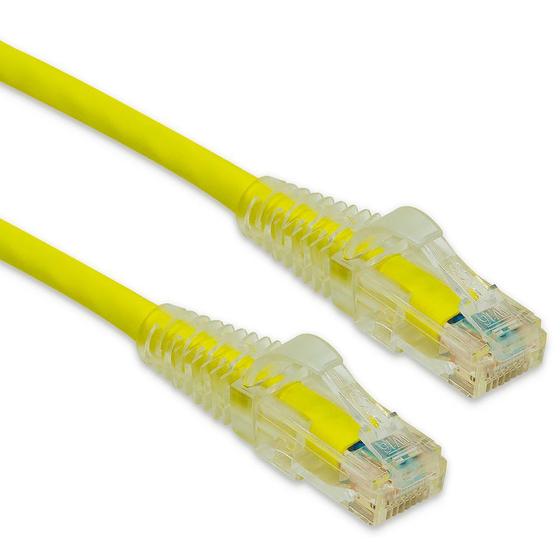 Patch Cord Cat6A U/UTP CM Legrand Amarelo 1,0 Metro Cabo de Rede