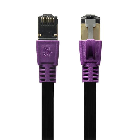 Imagem de Patch Cord Cat8 FTP 2000Mhz 40 Gbps Roxo 2 Metros