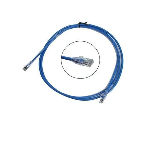 Imagem de Patch Cord Commscope Amp Cat.6 2,50 Metros Azul 8 Feet