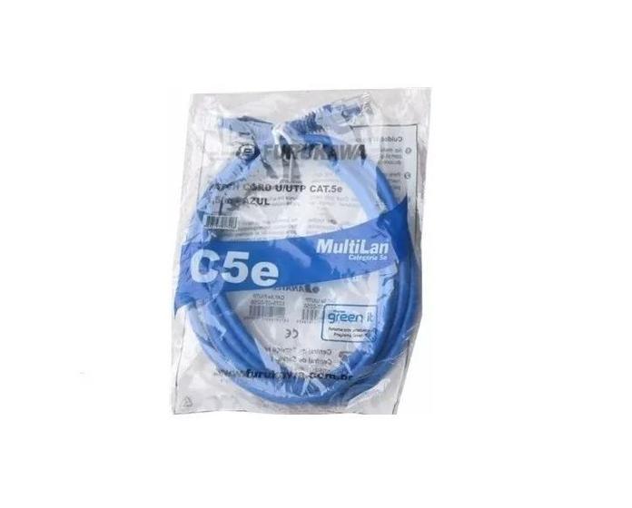 Imagem de Patch Cord Furukawa Multilan Cat5e 1,5mt Azul 35103602