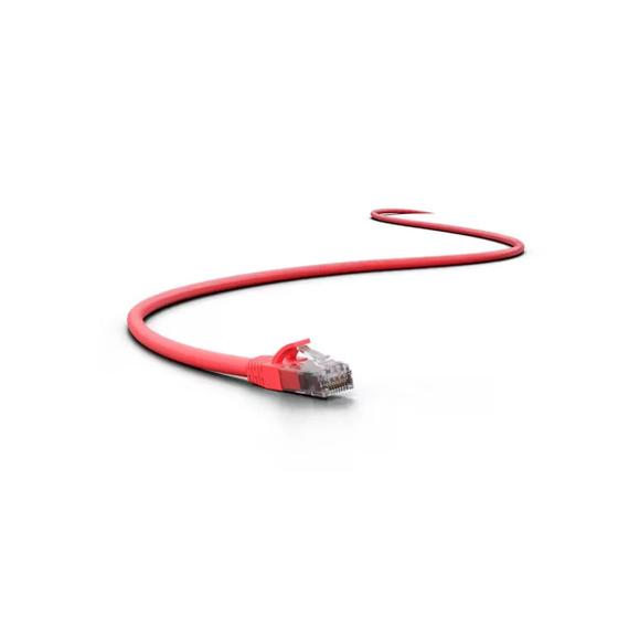 Imagem de Patch Cord Impact Intelbras, LAN UTP CAT5E 4P, 1,5 Metros, Vermelho - 4830103
