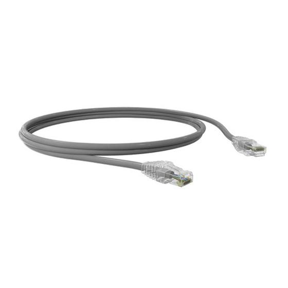 Imagem de Patch Cord U/utp Cat.5e Cmx T568a/b 2.5 Metro Cinza 35104011