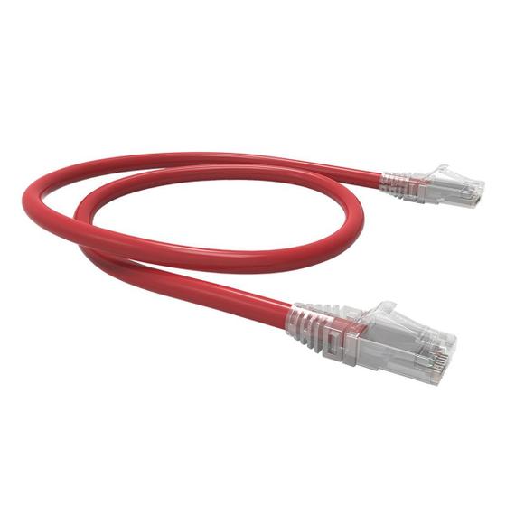 Imagem de Patch CORD U/UTP CAT.6 CMX T568A/B 0.5 Metro Vermelho 35123007