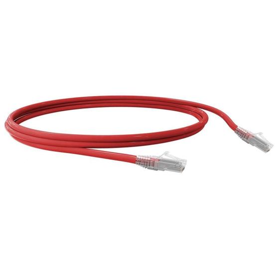 Imagem de Patch Cord U/Utp Cat.6 Cmx T568A/B 1.5 Metro Vermeho