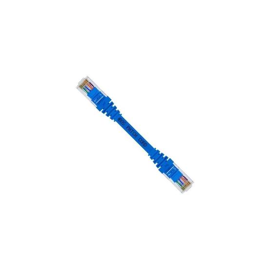 Imagem de Patch Cord Utp-Cat 6e Cm Azul 15 Centimetros  Mpt
