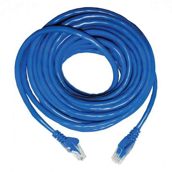 Imagem de Patch cord utp cat5e 26awg 10m azul