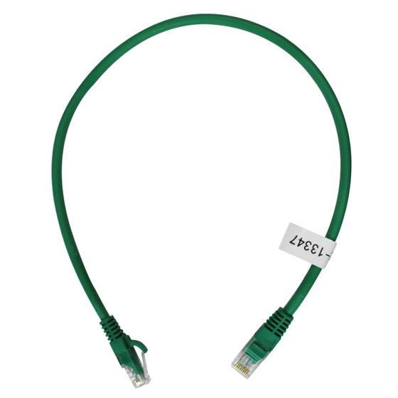 Patch Cord UTP Cat6 100% Cobre 0,5m Flexível Homologado Anatel - Verde - Pier Telecom Imagem de Patch Cord UTP Cat6 100% Cobre 0,5m Flexível Homologado Anatel - Verde