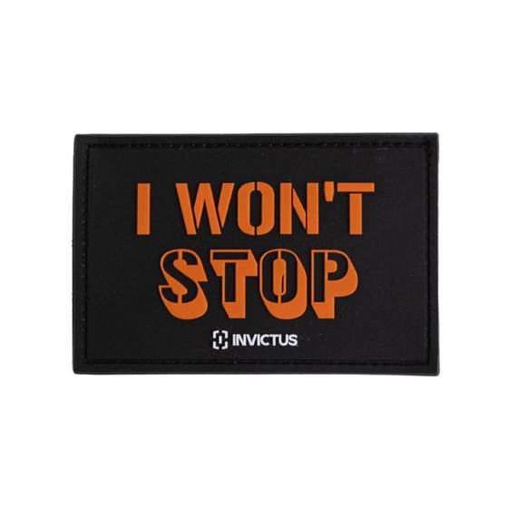 Imagem de Patch Invictus I Wount Stop - Chumbo