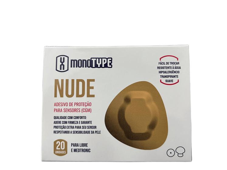 Imagem de Patch Monotype Oval, Adesivo De Monitor Glicose, Com 20 Und