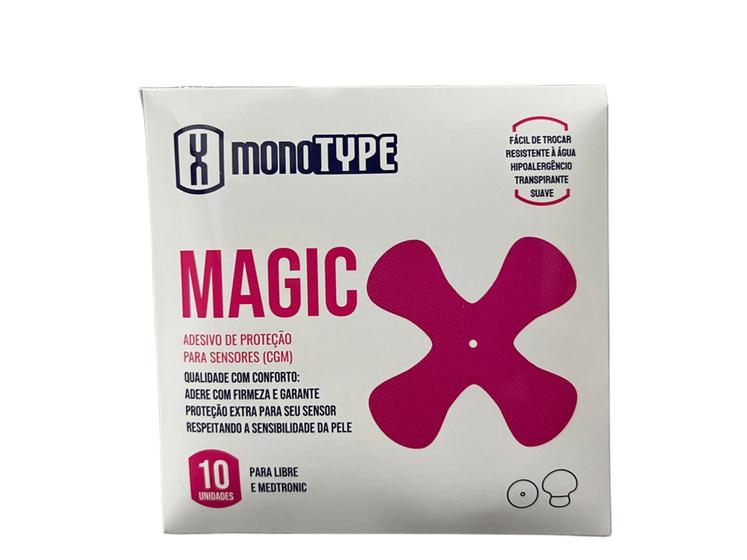Imagem de Patch Monotype X, Adesivo De Monitor Glicose, Com 10 Und