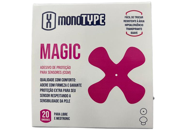 Imagem de Patch Monotype X, Adesivo De Monitor Glicose, Com 20 Und