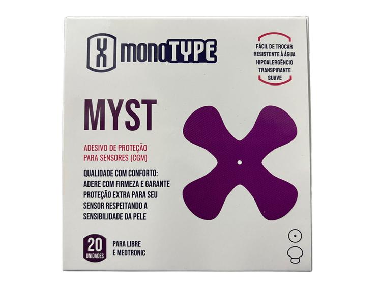 Imagem de Patch Monotype X, Adesivo De Monitor Glicose, Com 20 Und
