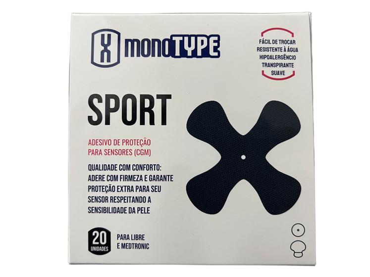 Imagem de Patch Monotype X, Adesivo De Monitor Glicose, Com 20 Und