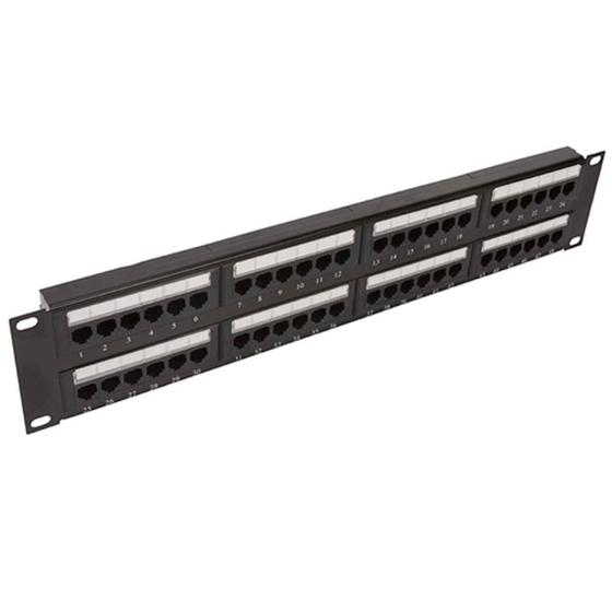 Imagem de Patch Panel 48 Portas Cat 6E - Seclan Wt-2178C-110-48P