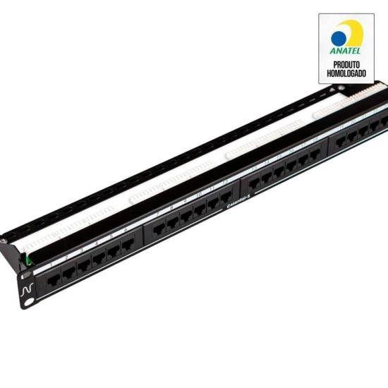 Imagem de Patch Panel CAT.5E 24 Portas Nexans F002