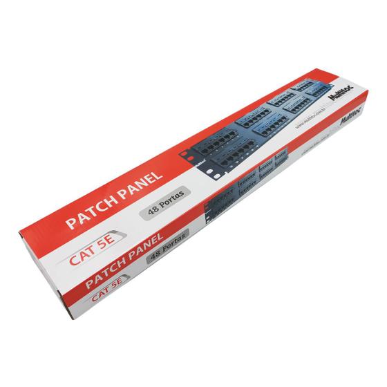 Imagem de Patch Panel Cat5e 48 Portas Multitoc