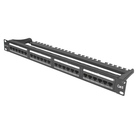 Imagem de Patch Panel Evus Cat6 24 Portas Ev-Pp-6-24