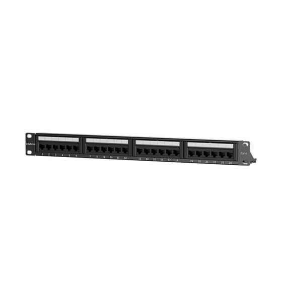 Imagem de Patch Panel Intelbras Impact Giga PP624 Cat6 24 portas