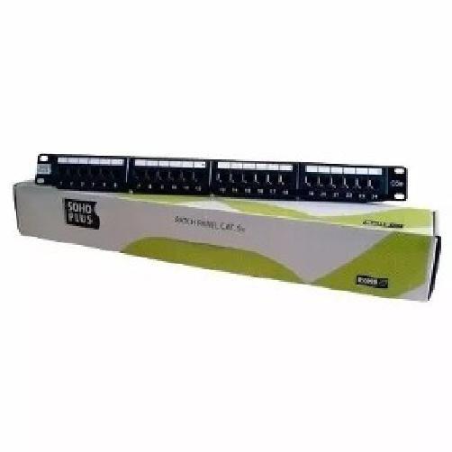 Imagem de Patch Panel Soho Cat5E T568Ab 24 Portas