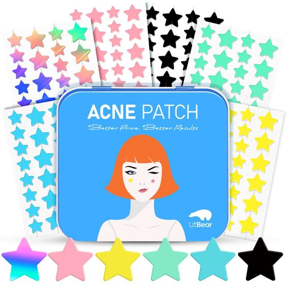 Imagem de Patch para Acne LitBear com Melaleuca e Centella Asiática - 168 Pontos
